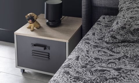 Lego Antrasit Genç Odası Komodin