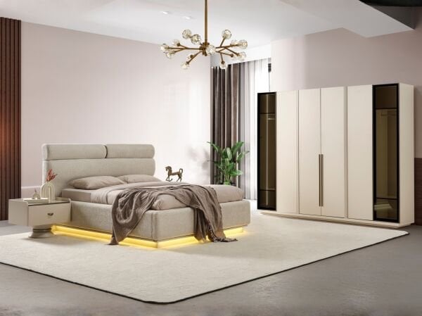 Neon Yatak Odası  ( dolap )