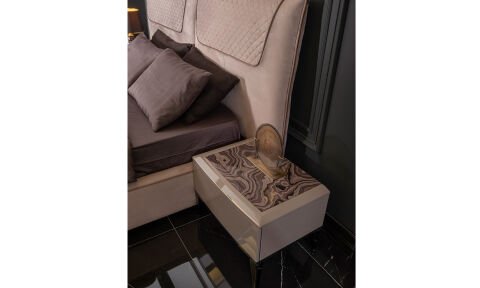 Bentley Yatak Odası 160*200 cm Başlıklı,Bazalı Karyola