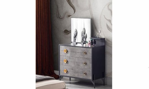 Prova Genç Odası Aynalı Şifonyer