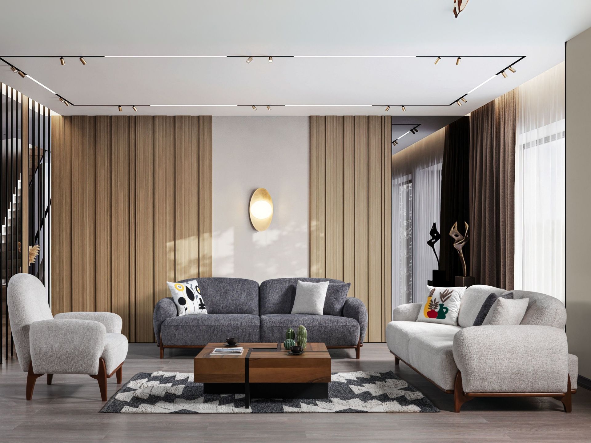 Lions Koltuk Takımı ( 3+3+1)