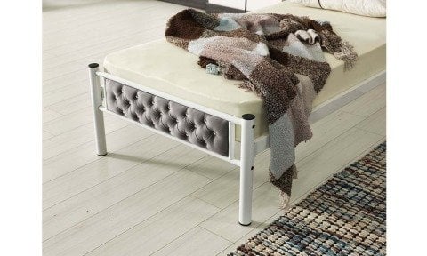 Merkür 90*200 cm Tek Kişilik Metal Ferforje  Karyola