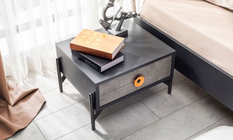 Prova Genç Odası Takımı (3 Kapılı Dolap, Komodin, 100*200 cm Başlıklı Karyola)