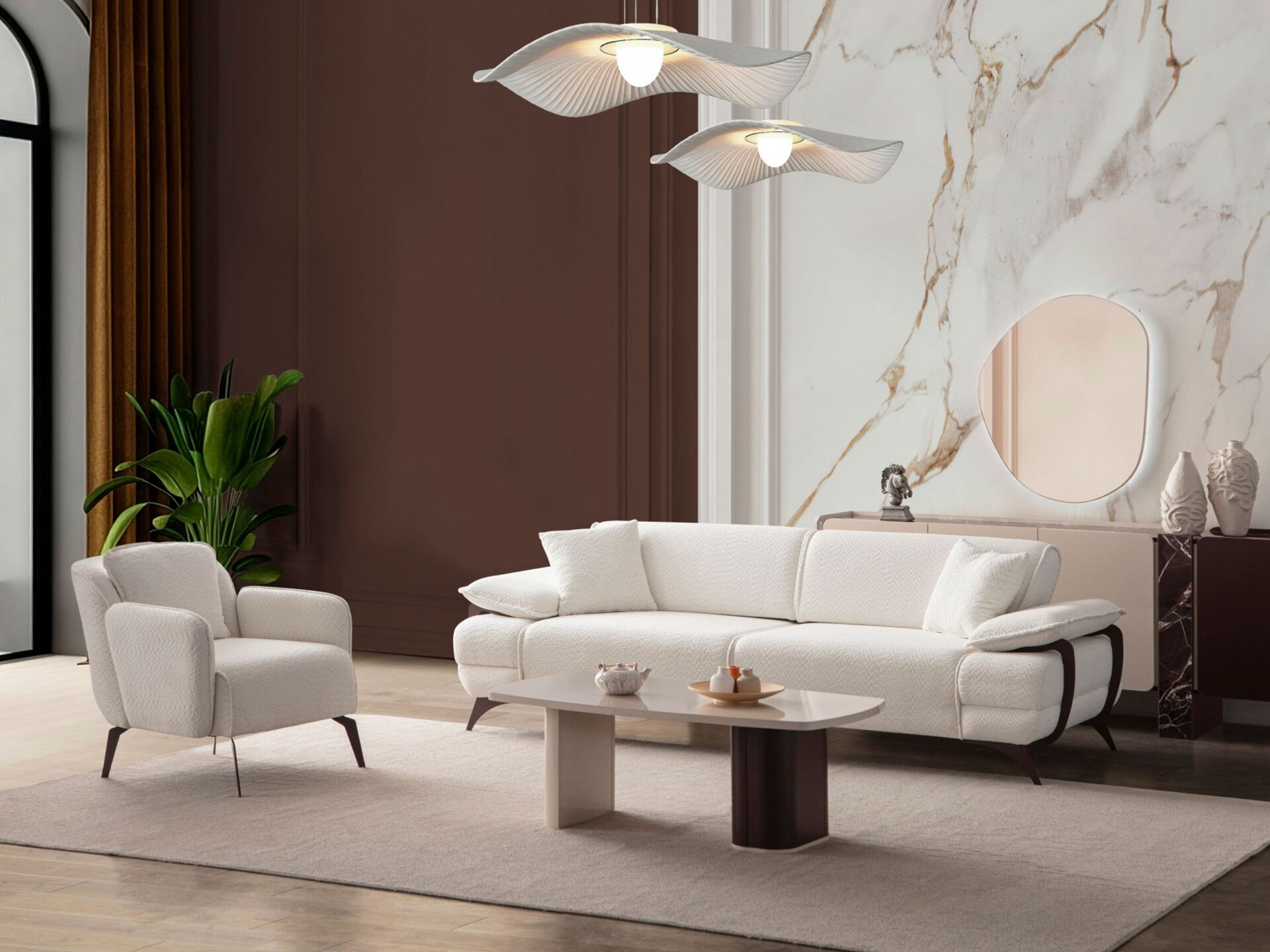 Bordolux Koltuk Takımı ( 3+1 )