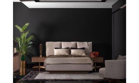 Lizbon Yatak Odası 160*200 cm Başlıklı Karyola