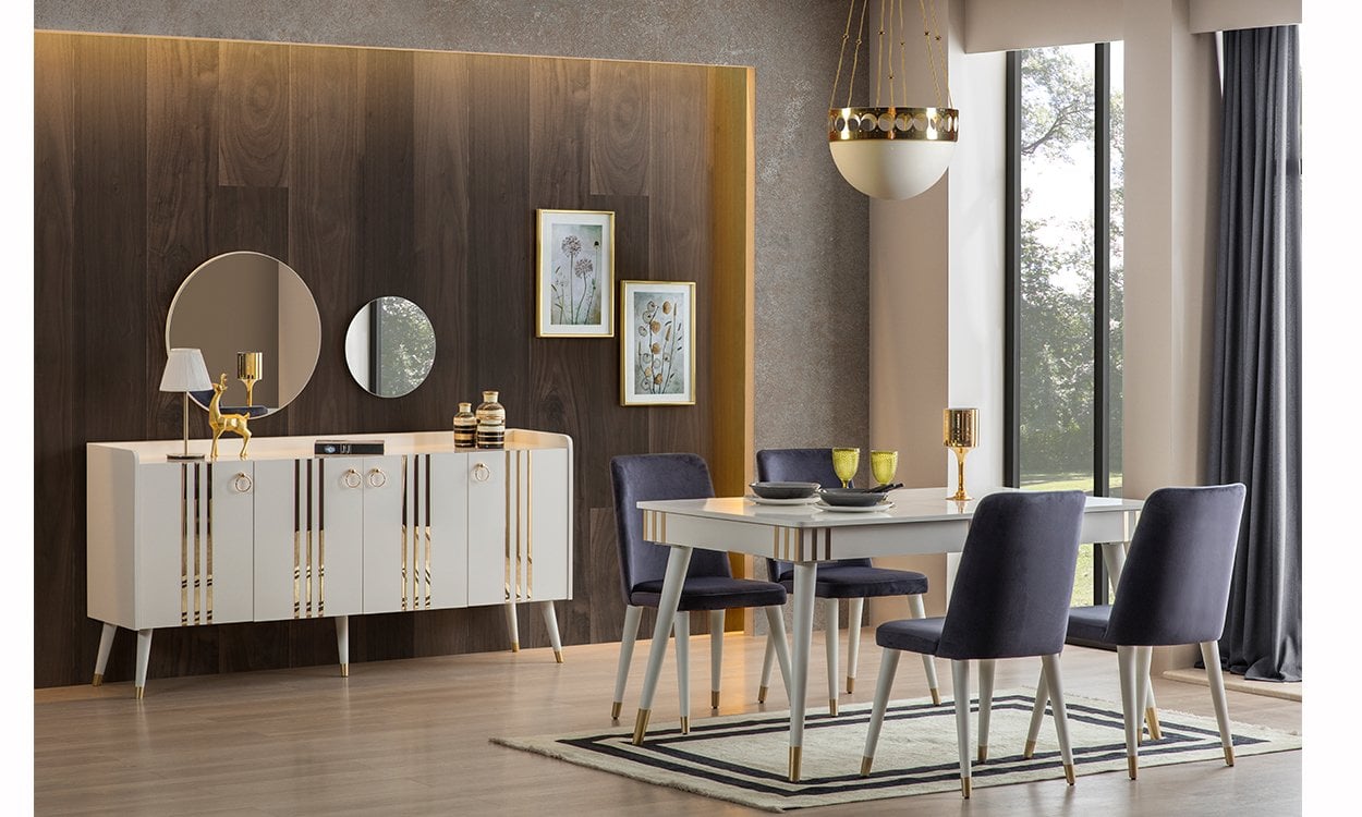 Lotus Aytaşı Yemek Odası Takımı