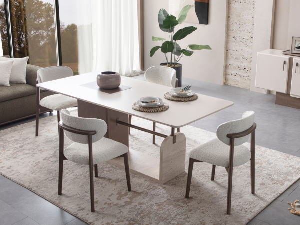 Gloria Şık Yemek Odası(Masa ve 6 Sandalye)