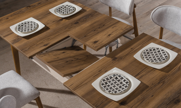 Rota Yemek Odası(Masa ve 6 Sandalye)