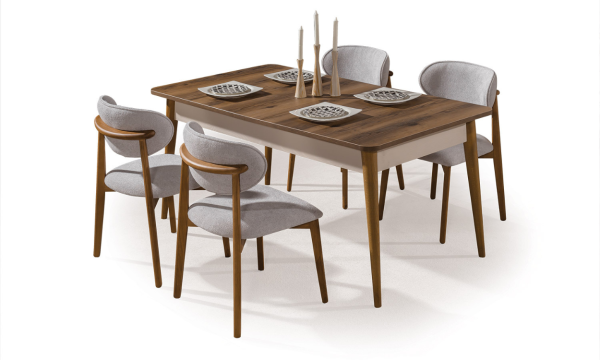 Rota Yemek Odası(Masa ve 6 Sandalye)