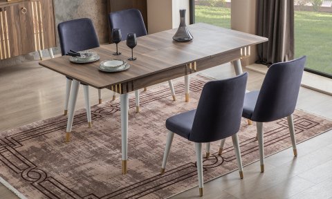 Lotus Ceviz Yemek Odası Takımı