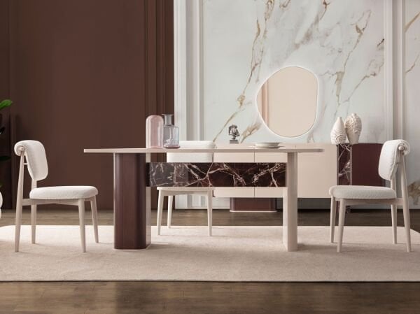 Bordolux Yemek Odası Takımı