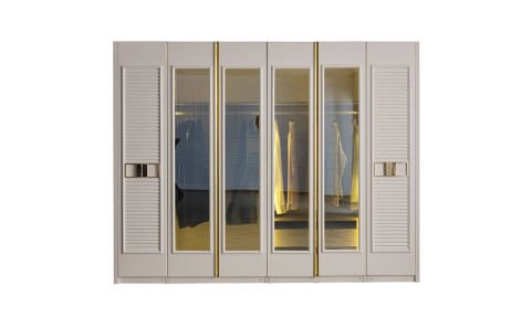 Gloria Yatak Odası Takımı (6 Kapaklı Dolap + Bazalı)