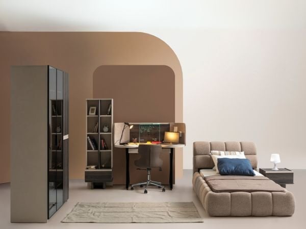 Focus Genç Odası (Başlıklı Karyola 100cm X 200cm)