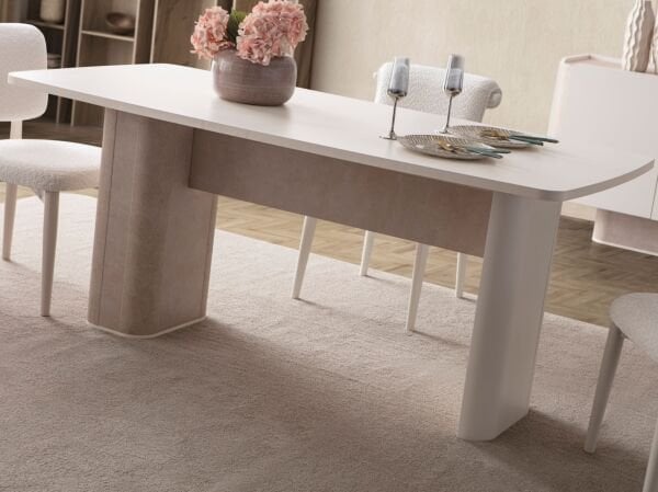 Afro Yemek Odası ( masa + 6 sandalye )