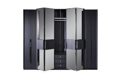 Lion 6 Kapılı Dolaplı Yatak Odası Takımı (Karyolalı)