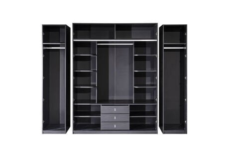 Lion Yatak Odası 6 Kapılı Dolap