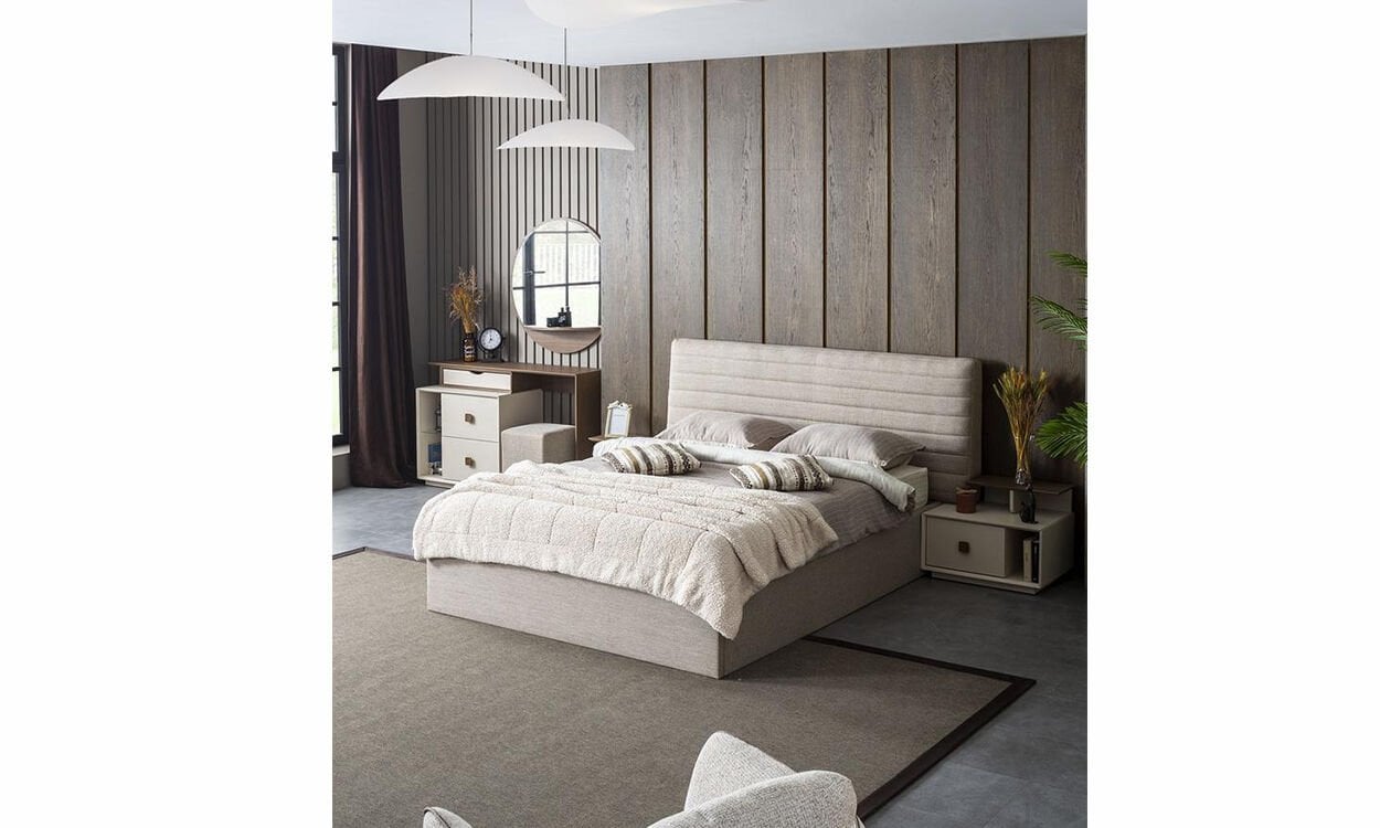 Orjin Yatak Odası Başlıklı Bazalı Karyola