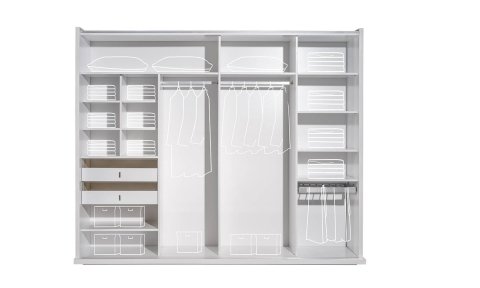 Aqua Sürgülü Dolaplı Yatak Odası Takımı (Bazalı)