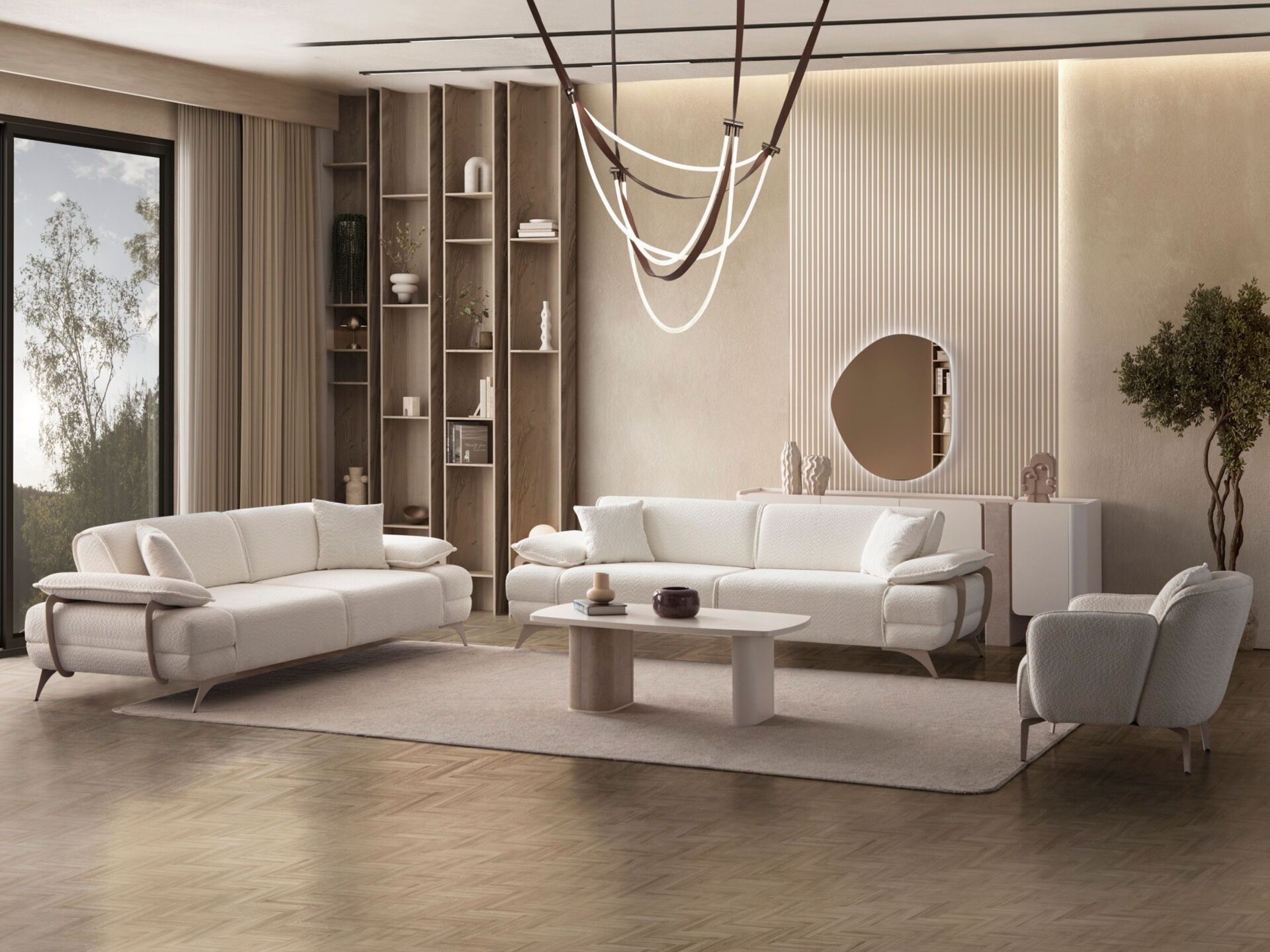 Afro Koltuk Takımı ( 3+3+1 )