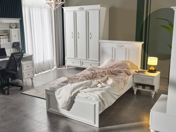 İskendiriye Genç Odası (3 Kapaklı Dolap)