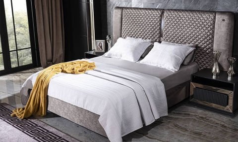 Lion Yatak Odası 160*200 cm Başlıklı Bazalı Karyola