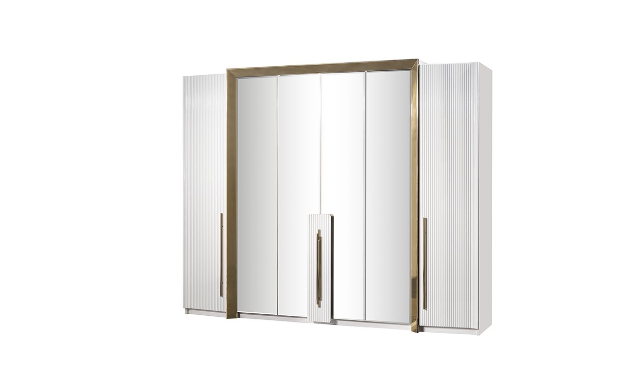 Vegas Yatak Odası 6 Kapaklı Dolap