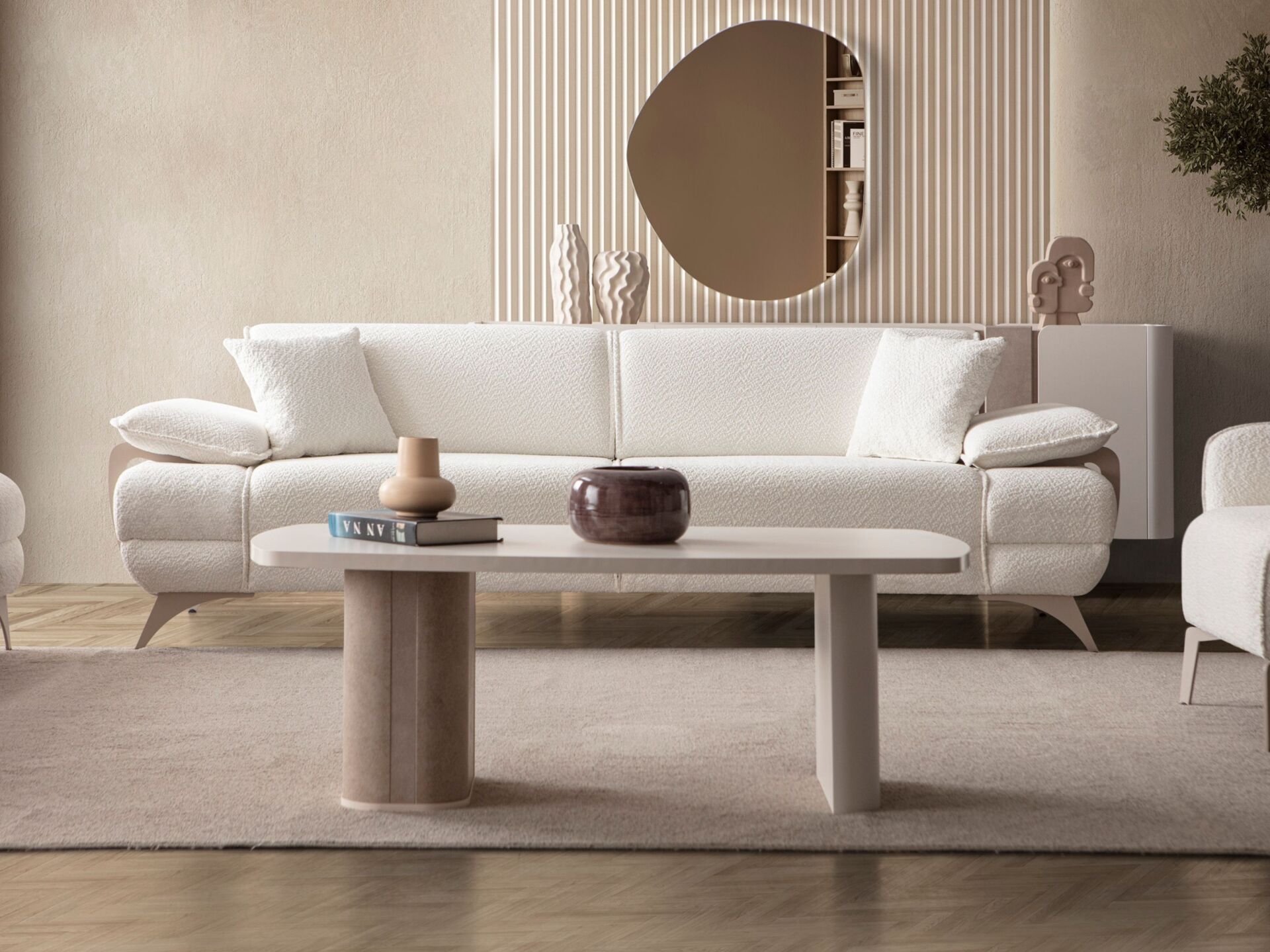 Afro Koltuk Takımı (üçlü)