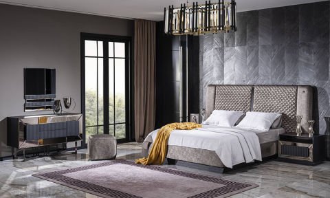 Lion Yatak Odası Aynalı Şifonyer