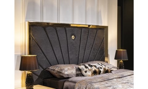 Vegas Yatak Odası 160*200 cm Başlıklı Bazalı Karyola