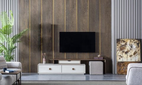 Orjin Puflu Tv Sehpası