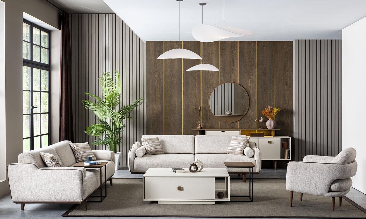 Orjin Modern Koltuk Takımı (3+3+1+1)