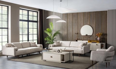 Orjin Modern Koltuk Takımı (3+3+1+1)