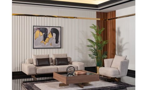 Lizbon Modern Koltuk Takımı (4+3+1+1)