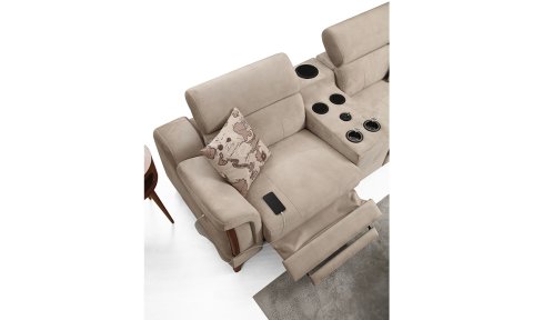 Rio Evo Modern Ses Sistemli Double Tv Kanepe