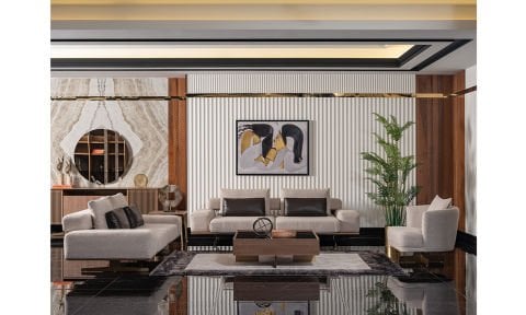 Lizbon Modern Koltuk Takımı (4+3+1)