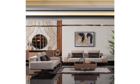 Lizbon Modern Koltuk Takımı (4+3)