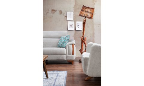 Rio Modern Motorlu Üçlü Koltuk