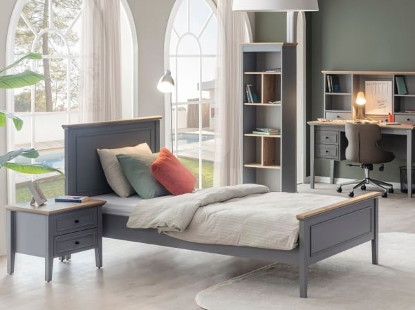 Petra Genç Odası (Başlıklı Bazalı Karyola 100x200)