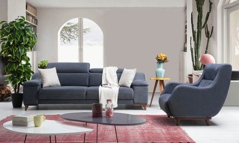 Mustang Modern Koltuk Takımı (3+3+1+1)