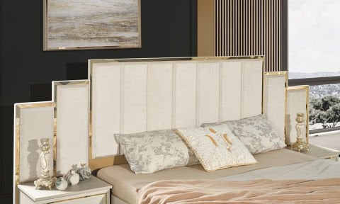Sedef Yatak Odası 160*200 cm Başlıklı Karyola