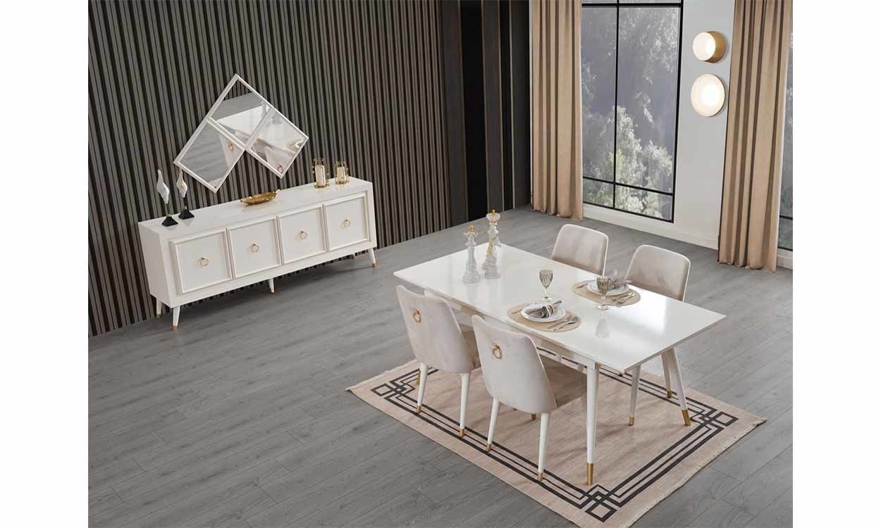 Lisa Yemek Masası ve 4 Sandalye