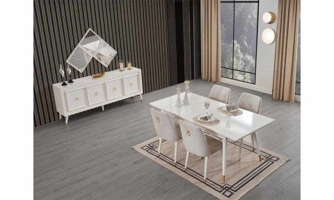 Lisa Yemek Masası ve 4 Sandalye