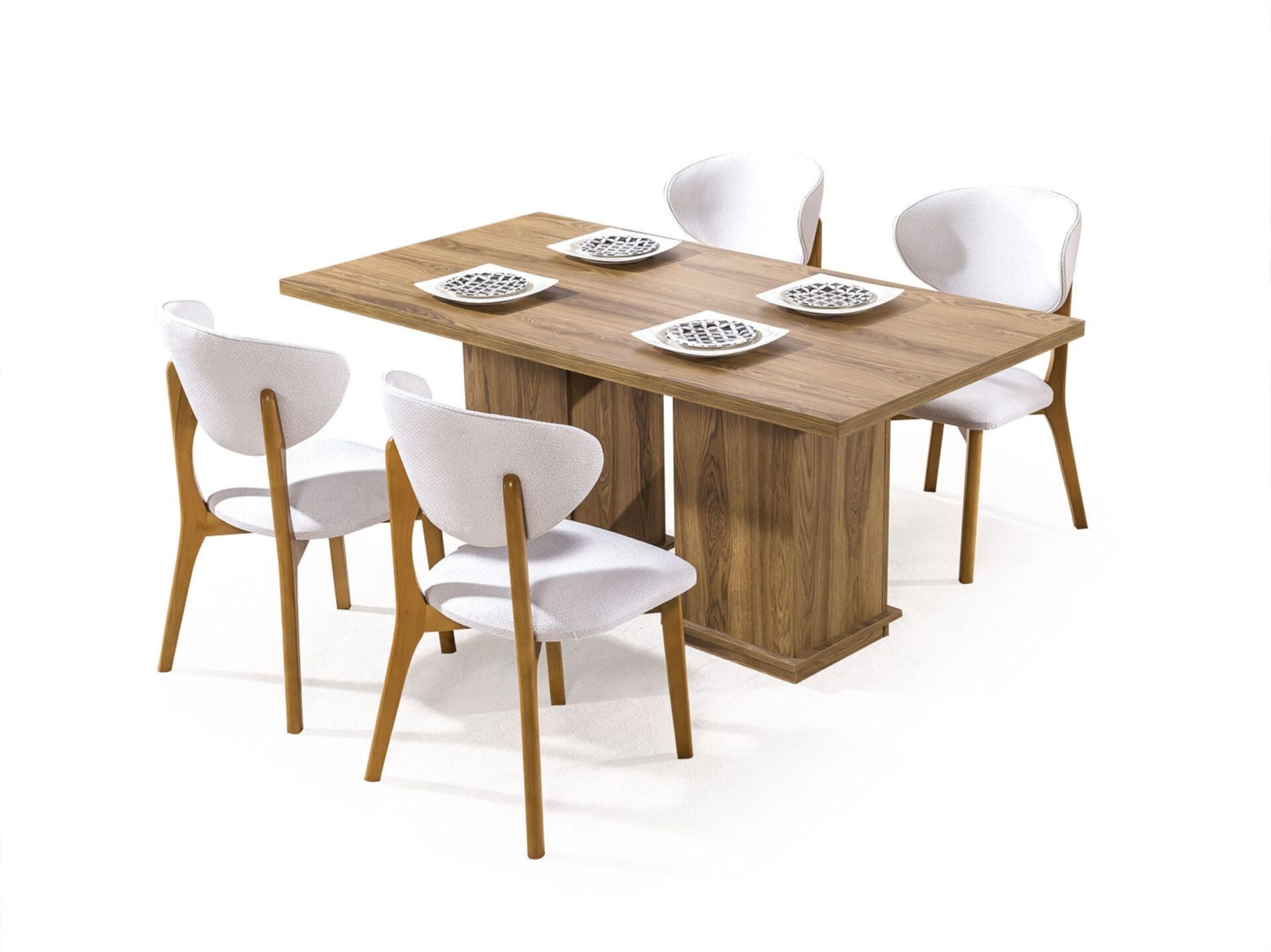 Luna Yemek Odası ( masa +6 sandalye )