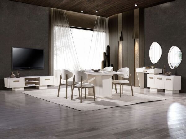 Novak Yemek Odası ( masa +6 sandalye )