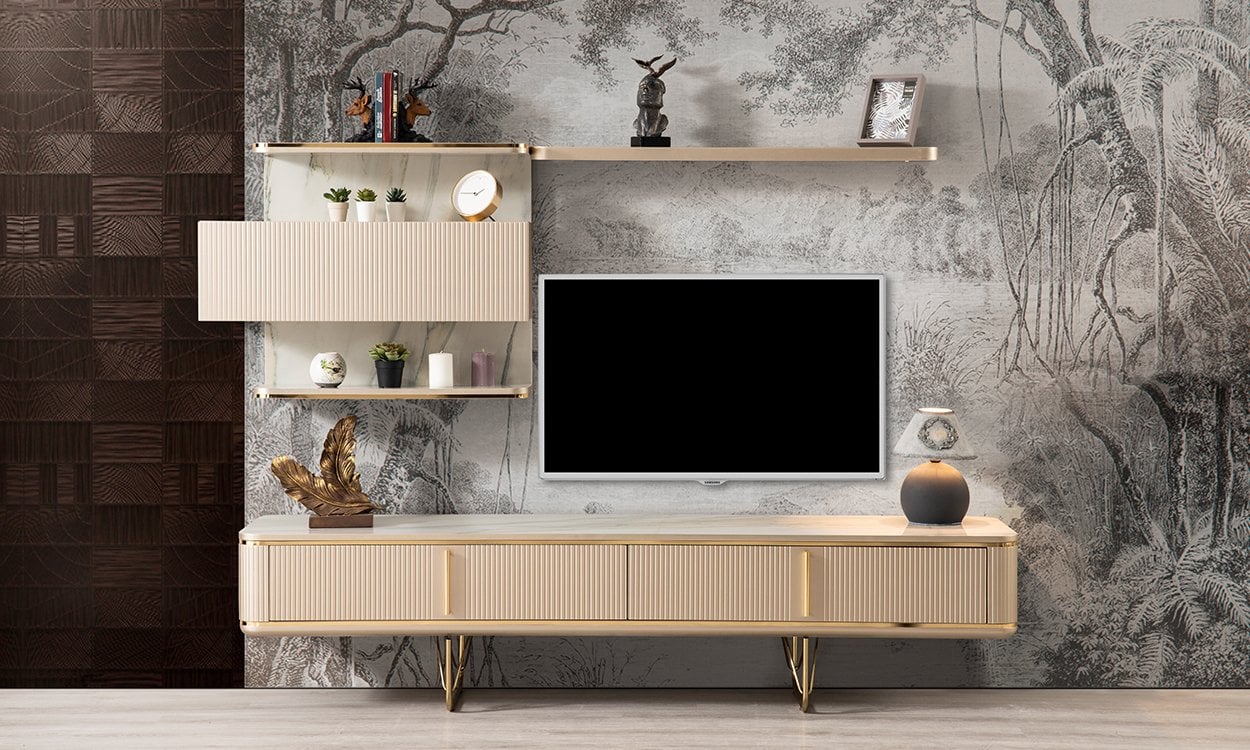 Paris Tv Ünitesi (Krem)