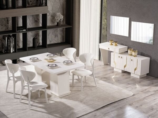 Elegances Yemek Odası (Masa ve 6 Sandalye)